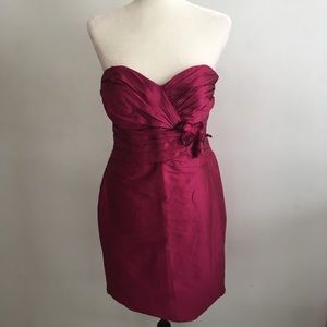 Alvina Valenta Maids New York Dress in cabernet